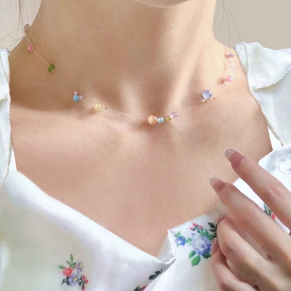 Korean Girl Lifestyle - Trendy Alaşım Kore Tarzı Kolye Reçine