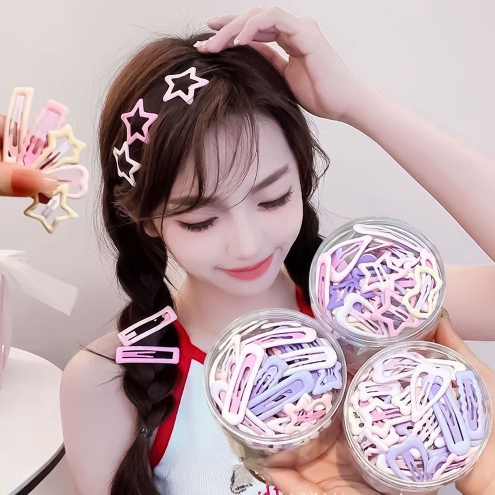 Lifestyle In Korean - 3PCS Tatlı Stil Şapka İğneleri Günlük