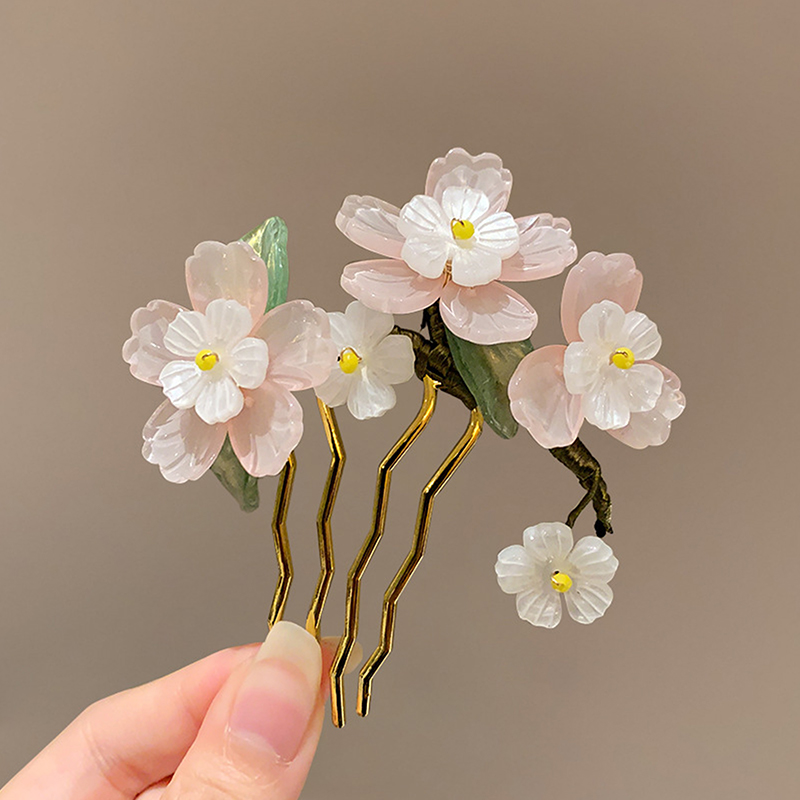 Hanbok Hair Pin - 1 adet klasik saç tarağı çin