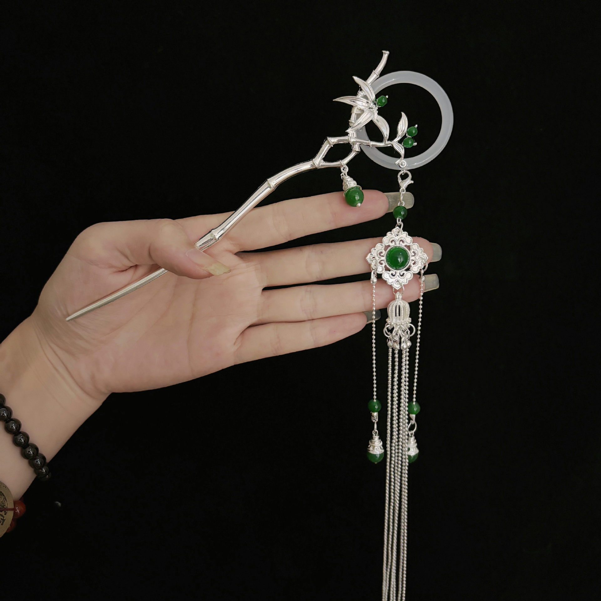 Çin Tarzı Saç Çubuğu Bambu Püs - Hanbok Hair Pin incelemesi ve fiyatı