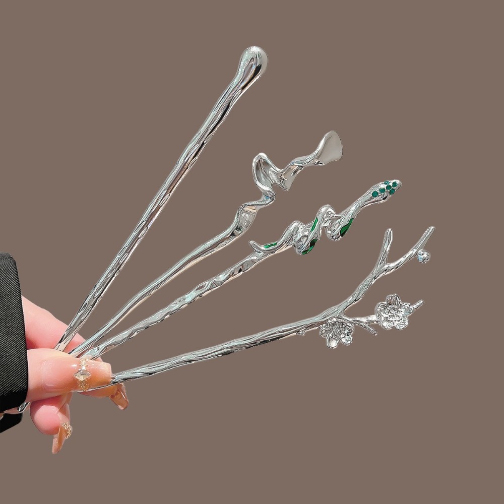 Yeni Çin Stili Gümüş Metal Saç - Hanbok Hair Pin incelemesi ve fiyatı